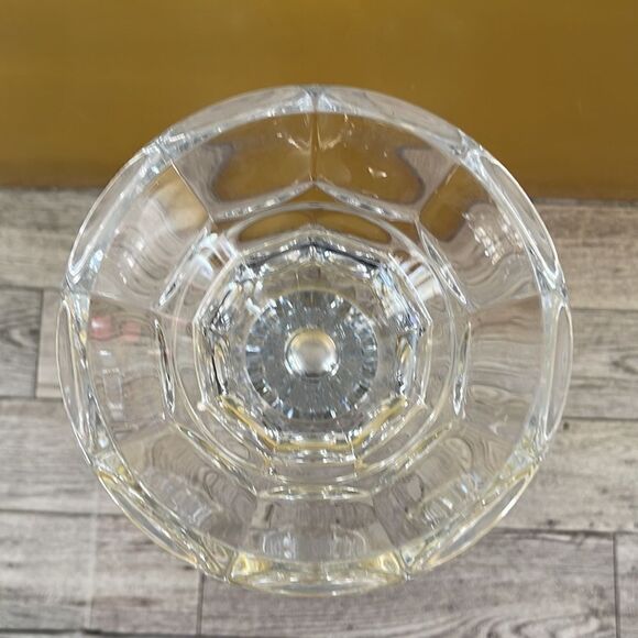 Lead Crystal Etched Vase 10” - Picture 7 of 7